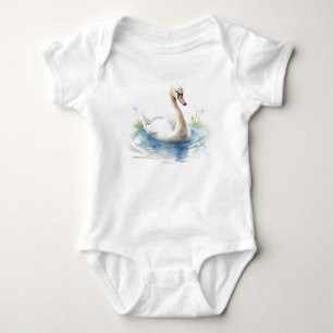 Swimming, Cute Baby Shower baby, Baby T Shirt