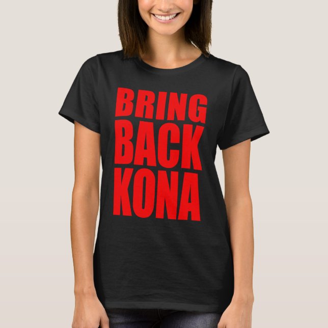 SWIMMING CYCLING RUNNING KONA 2023 TRIATHLETE MANA T SHIRT (Framsida)