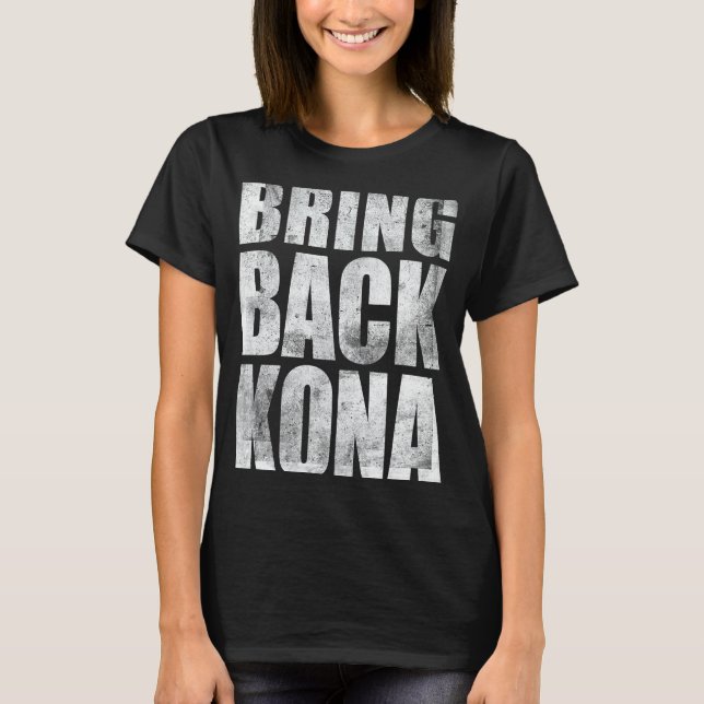 SWIMMING CYCLING RUNNING KONA 2023 TRIATHLETE MANA T SHIRT (Framsida)