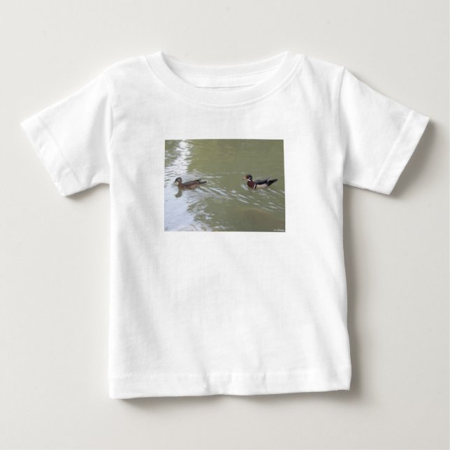 Swimming Ducks T Shirt (Framsida)