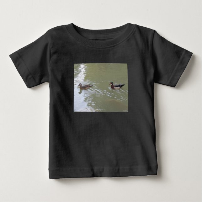 Swimming Ducks T Shirt (Framsida)