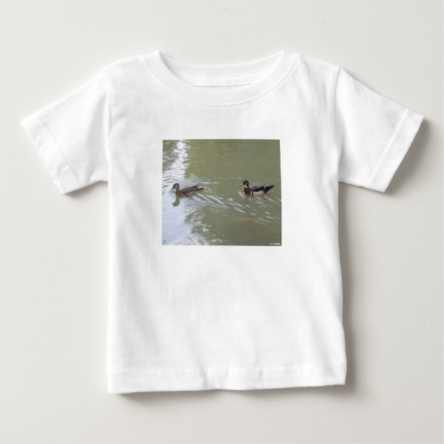 Swimming Ducks T Shirt (Framsida)