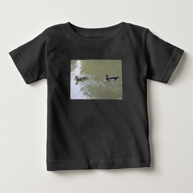 Swimming Ducks T Shirt (Framsida)