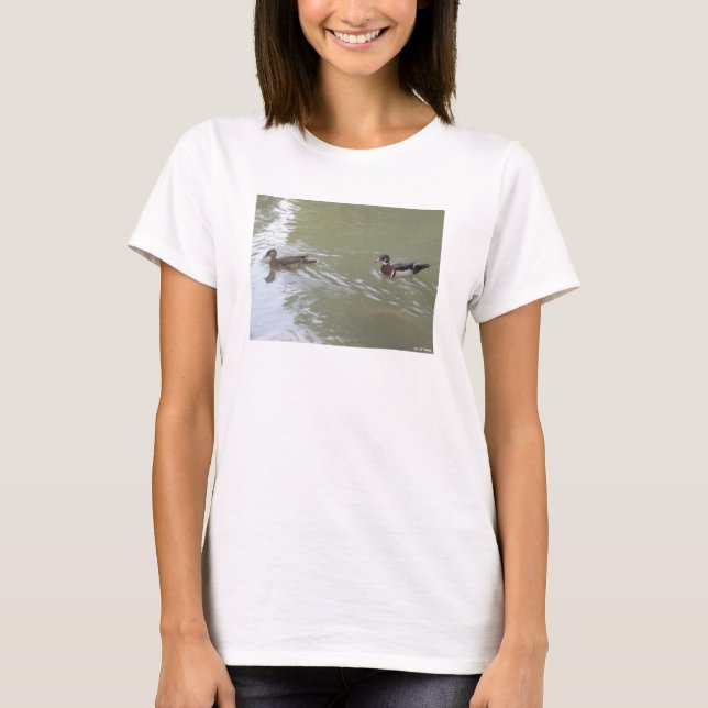 Swimming Ducks T Shirt (Framsida)