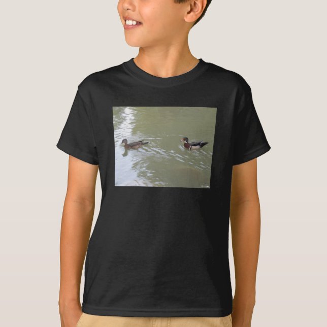 Swimming Ducks T Shirt (Framsida)