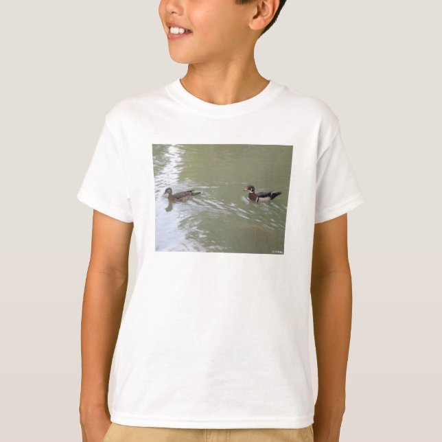 Swimming Ducks T Shirt (Framsida)