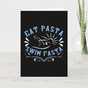 Swimming - Eat Pasta Simma Fasta Kort