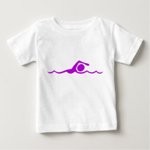 Swimming Figur - Lila Tröja