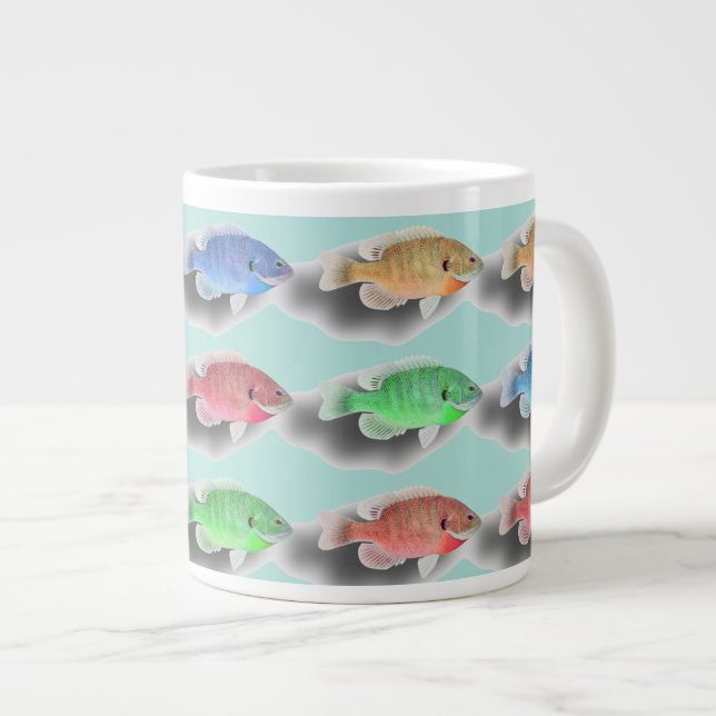 Swimming Fishies Jumbo Mugg (Framsida höger)