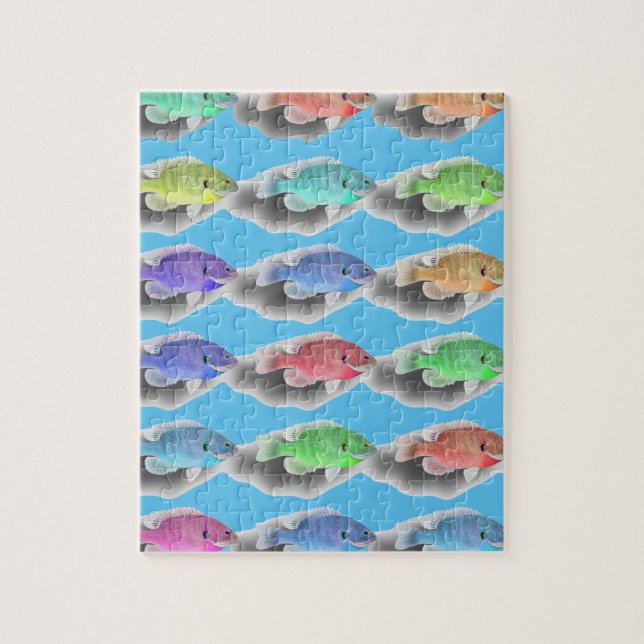 Swimming Fishies Pussel (Vertikal)