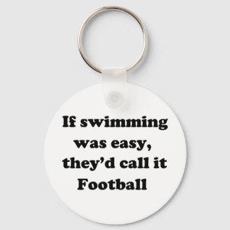 Swimming Football Nyckelring