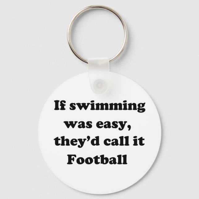 Swimming Football Nyckelring (Framsida)