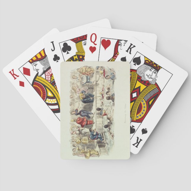 Swimming for Dam, 1844 (litho) Kortlek (Baksidan)