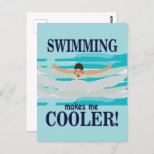 Swimming gör att jag får kolkylersimmer Swimming