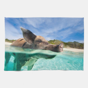Swimming gris av Exuma Kökshandduk