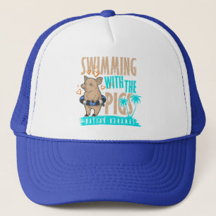 Swimming Grisar Vacation Nassau Bahamas Hat Cruise Keps