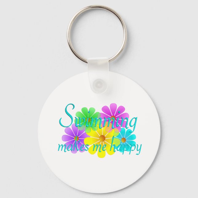 Swimming Happwers Nyckelring (Framsida)
