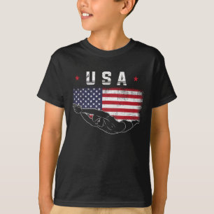 Swimming Idrottsman Sports USA Swimmer T Shirt