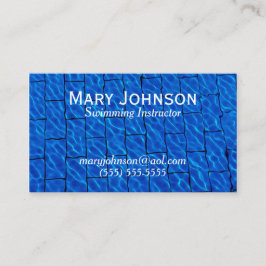 Swimming Instructions Simma Coach Swimming Teacher Visitkort