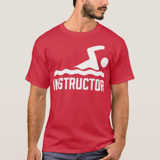 Swimming Instructor Simma Teacher Course Coach T Shirt