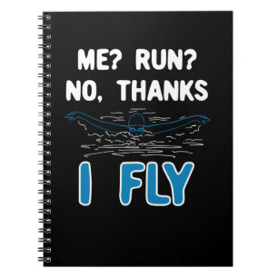 Swimming - jag Fly Anteckningsbok