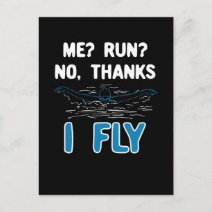 Swimming - jag Fly Vykort