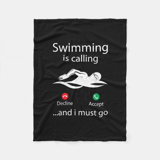 Swimming kallar nekad acceptans och jag måste gå fleecefilt (Framsidan)