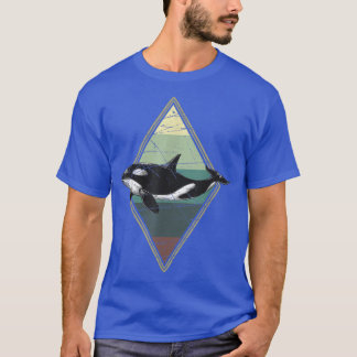 Swimming Killer Whale Animal Orca T Shirt