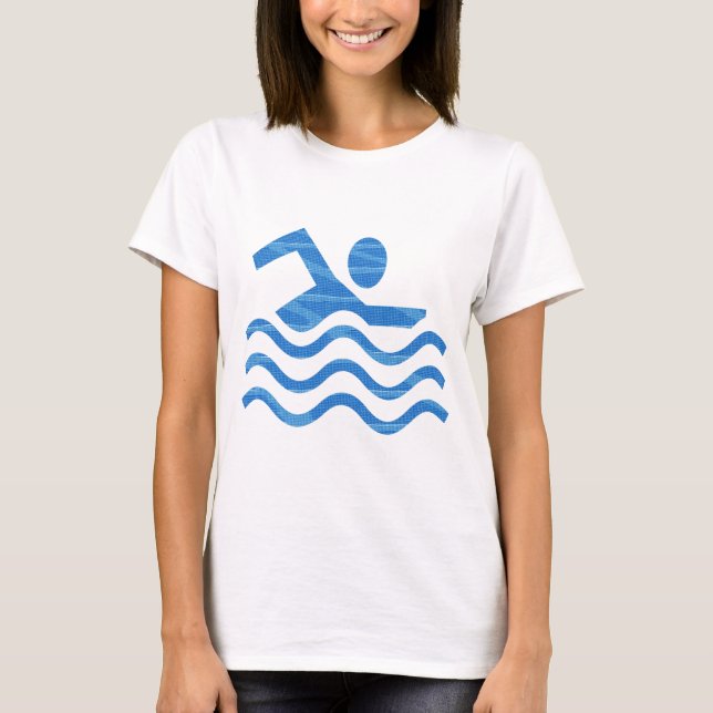 Swimming Klubbs Merchandise T Shirt (Framsida)