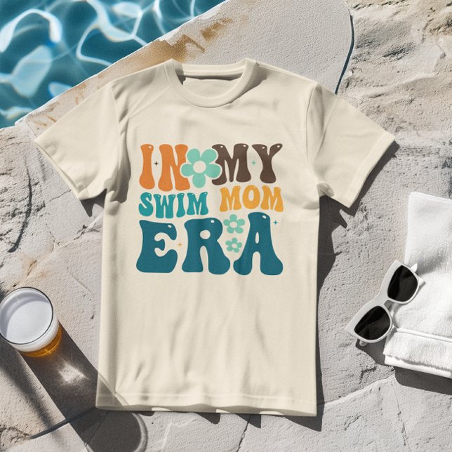 Swimming Mamma Personlig Simma Mamma ERA Retro T Shirt (Skapare uppladdad)