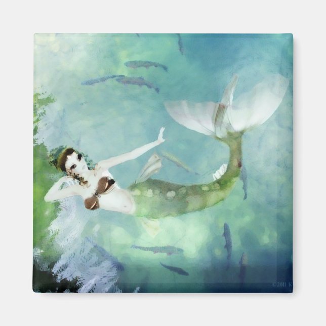 Swimming med Salmon Magnet (Framsidan)