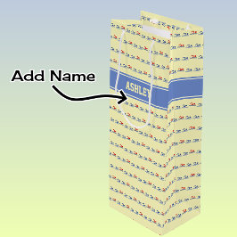 Swimming mönster kräm med eget namn