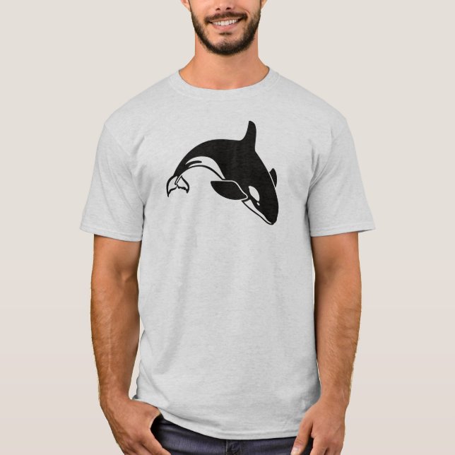 Swimming Orca Killer Whale Tee (Framsida)