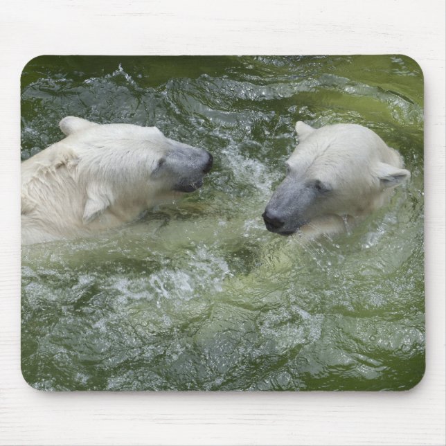Swimming Polar Bears Musmatta (Framsidan)
