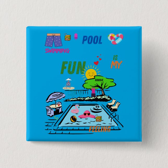 Swimming Pool Fun Knapp (Framsida)