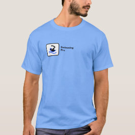 Swimming Pro (liten logotyp) Tee Shirt