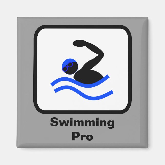 Swimming Pro Magnet (Framsidan)