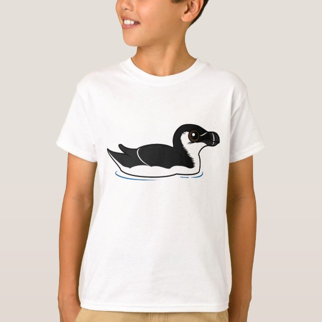 Swimming Razorbill, basisk T Shirt (Framsida)