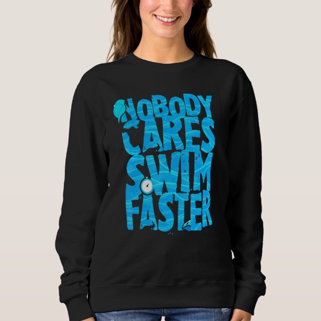 Swimming Sarcasm Coach Quote Swimmer Beach T Shirt (Framsida)