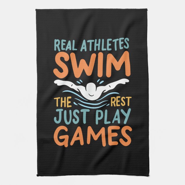 Swimming Say Kökshandduk (Vertikal)