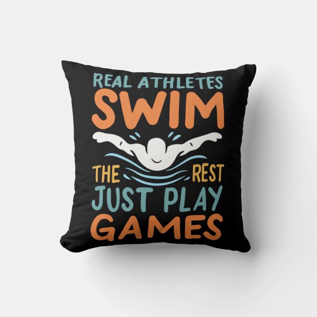 Swimming Say Kudde (Framsida)