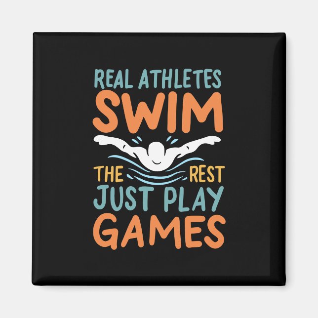 Swimming Say Magnet (Framsidan)