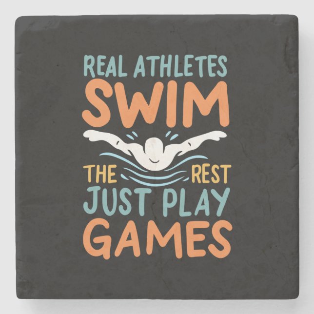 Swimming Say Stenunderlägg (Framsidan)