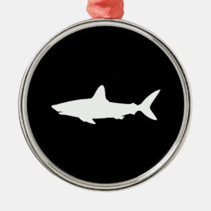Swimming Shark Julgransprydnad Metall