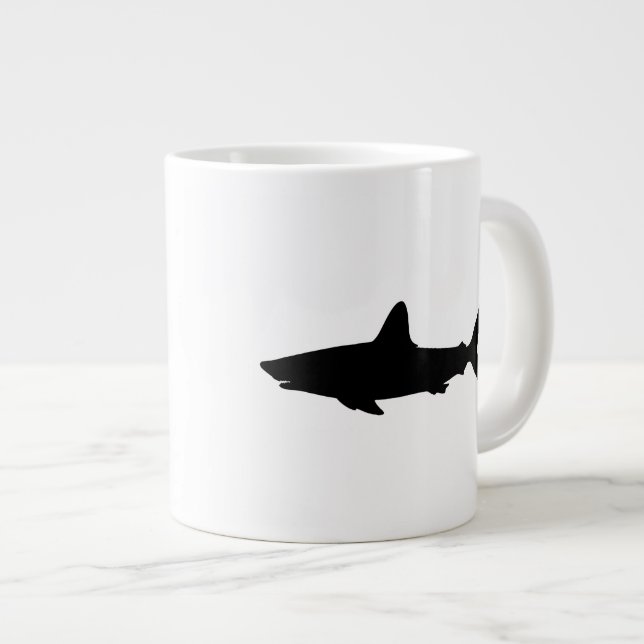 Swimming Shark Jumbo Mugg (Framsida höger)