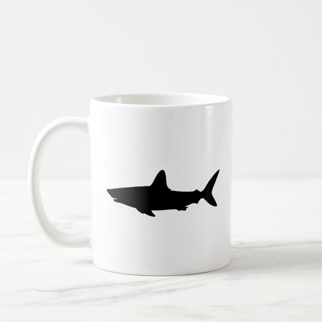 Swimming Shark Kaffemugg (Vänster)