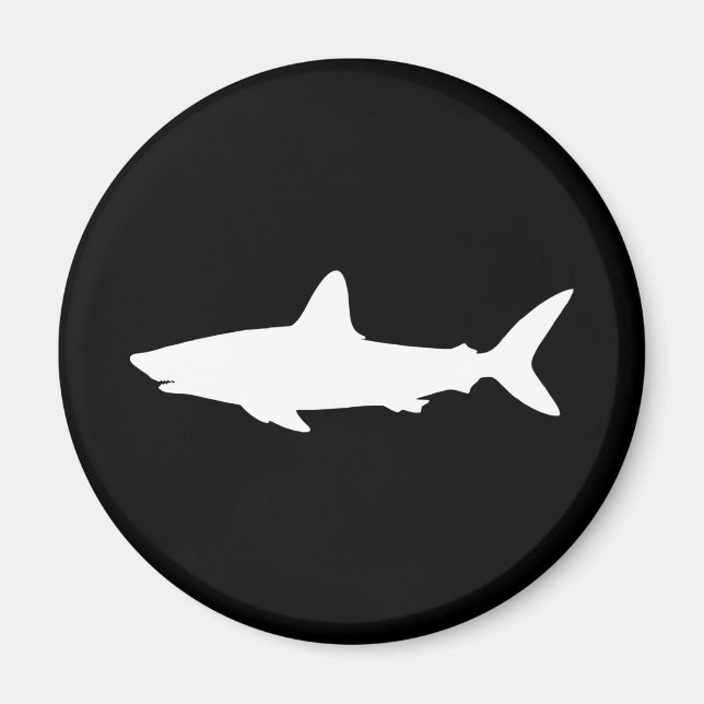 Swimming Shark Magnet (Framsidan)