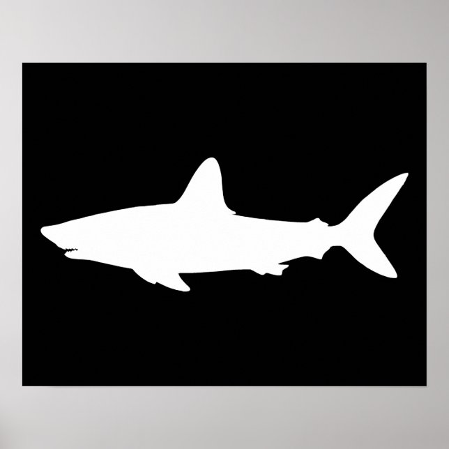 Swimming Shark Poster (Framsidan)