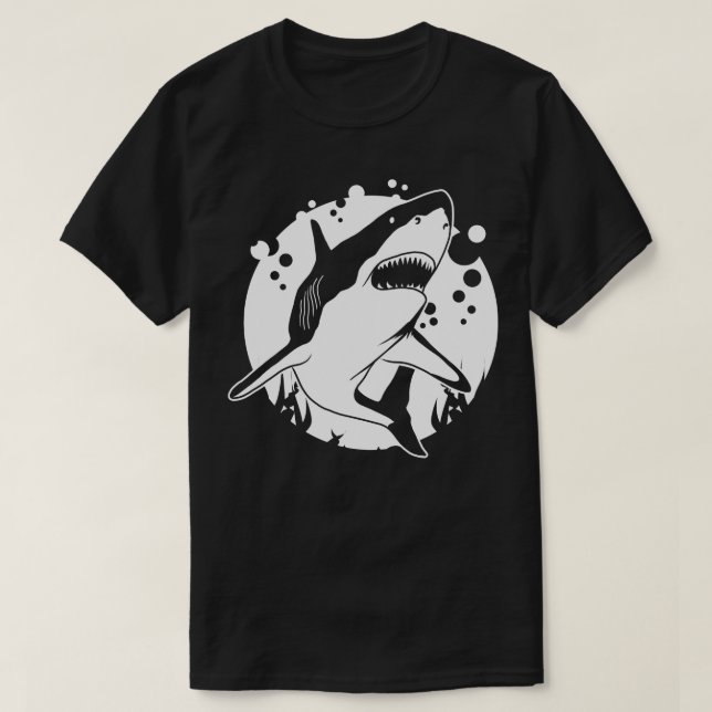 Swimming Shark T Shirt (Design framsida)