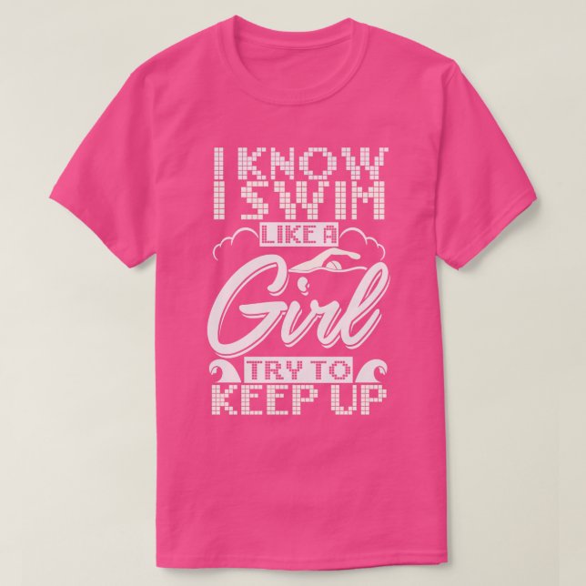 Swimming Simma Gift 5 T Shirt (Design framsida)